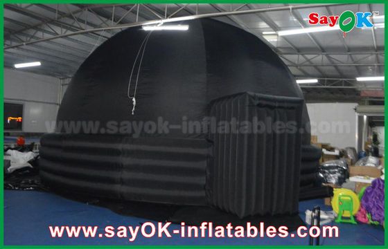 2 Doors Inflatable Mobile Planetarium Dome Projection Tent For Movie Education