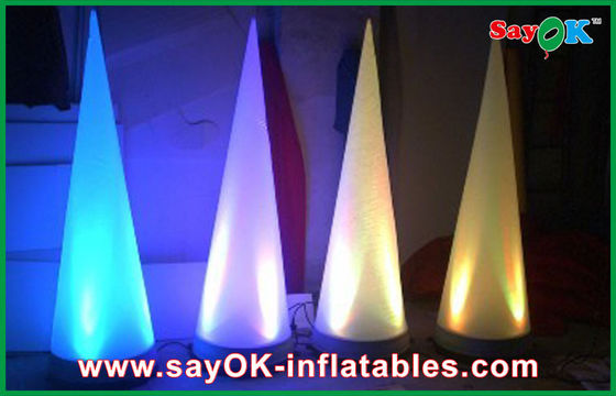 Led Cone Inflatable Lighting Decoration Color Changed With Controller