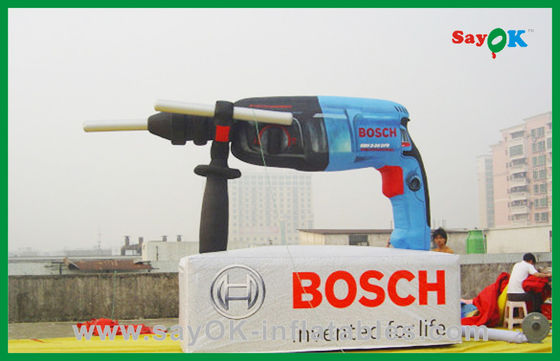 PVC Giant Custom Inflatable Products Inflatable Drill Model For Promotion