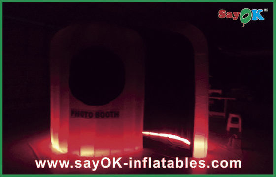 Wedding Photo Booth Hire Color Change Inflatable LED Photo Booth With Remote Control L3*W2*H2.3M