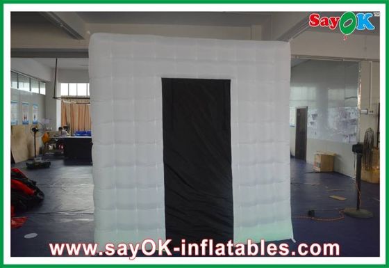 Wedding Photo Booth Hire One Door Inflatable Photo Booth 2.5 X 2.5 X 2.5m Lighting For Studio