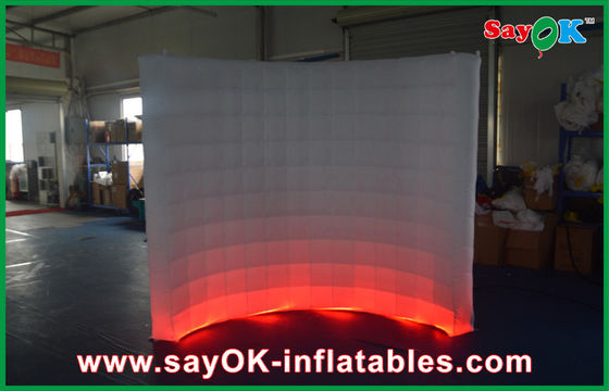Inflatable Photo Booth Rental Air Wall White Print Inflatable Photo Booth For Commercial Event