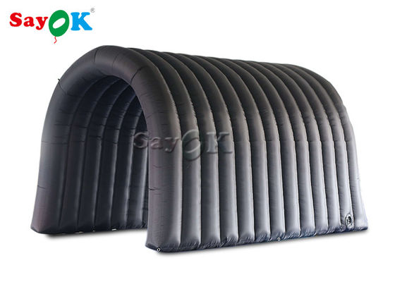 inflatable outdoor tent Portable Sterilization And Disinfection Chamber Channel Black Dome Shape In Public