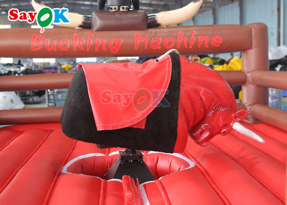 PVC Inflatable Bullfighting Machine Bucking Bronco Outdoor Sport Games Crazy Rodeo Bull Fight Mechanical Bull
