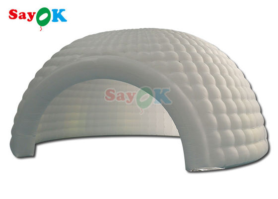 26.2FT Inflatable Igloo Dome Tent Outdoor Camping Blow Up Dome Tents With Led Light