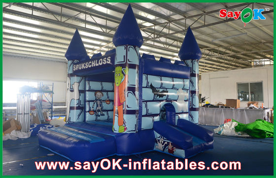 Durable PVC Inflatable Bounce Castle House Funny Halloween Pumpkin For Kids Bounce House Rentals