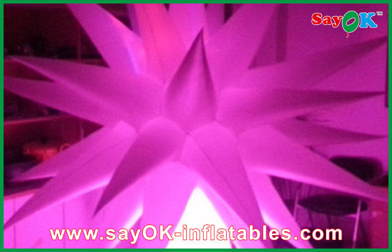 Led Light Ground Star Tree With 12 Different Color Inflatable Lighting Decoration