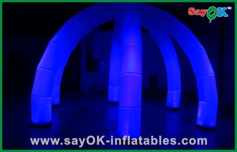 Spiders Shape LED Tent Dome Inflatable Lighting Decoration For Wedding / Party