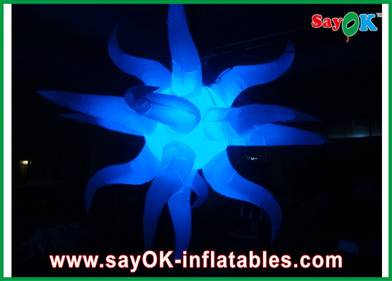 Dia 1m - 3m Nylon Oxford Inflatable Lighting Decoration Pink For Party