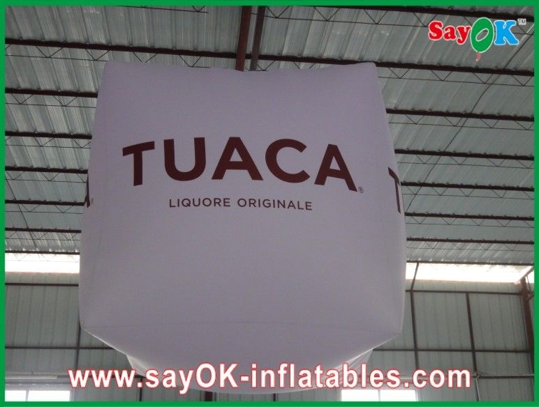 Custom PVC Inflatable Lighting Decoration Led Light Cube For Advertising
