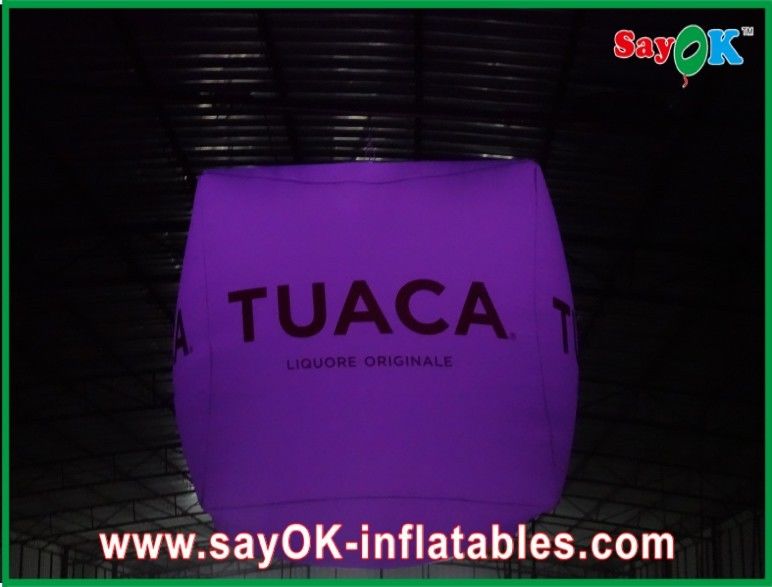 Custom PVC Inflatable Lighting Decoration Led Light Cube For Advertising