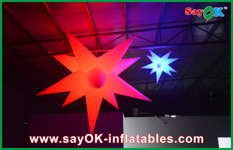 Customized Popular Inflatable Lighting Decoration Inflatable Stars Lighted For Club Bar