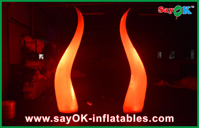 Cone 190T Nylon Inflatable Lighting Decoration , Indoor Party Inflatable Lighting Stage