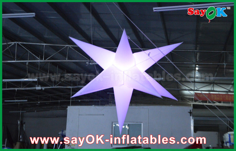 Oxford Cloth Inflatable Lighting Decoration Indoor / Outdoor Inflatable Decorations