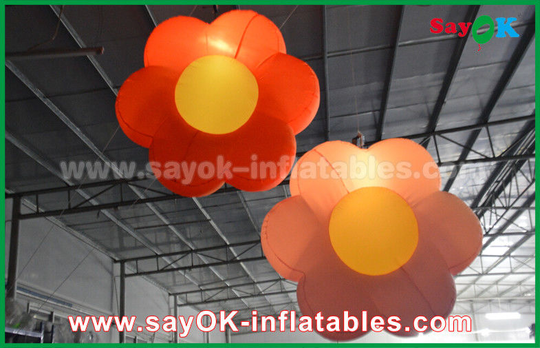 Oxford cloth Inflatable Lighting Decoration /  Lighting Inflatable flower For Club Bar , Party