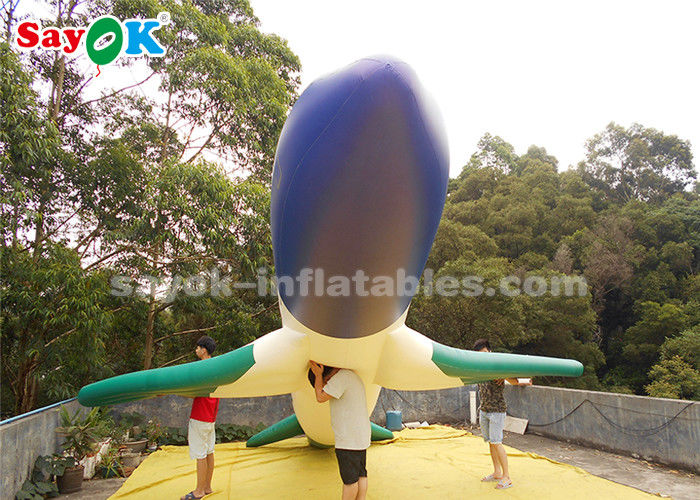 ROHS Custom Inflatable Products , 10 Meter PVC Inflatable Airplane Model For Exhibition Display