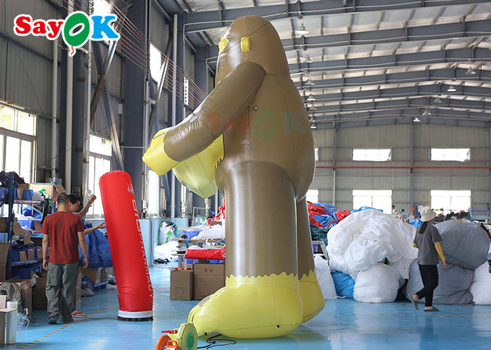 Customized Size Giant Inflatable Gorilla For Commercial Advertising