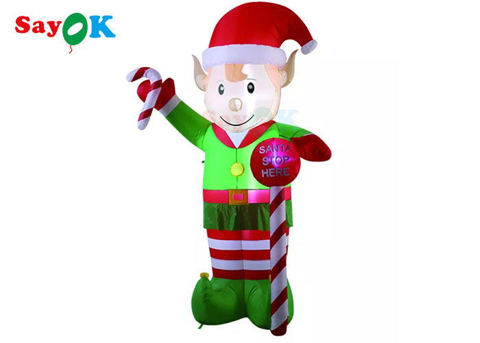 Spirit Giant Inflatable Holiday Decorations 8ft Cute LED Halloween Courtyard Decor