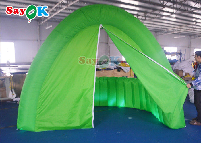 LED Lighting Inflatable Air Tent With Blower For Beer Drink Shop Party