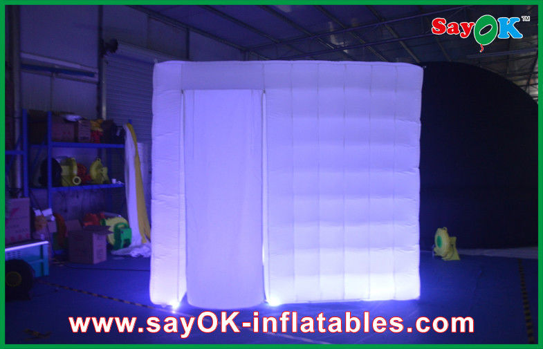Inflatable Photo Booth Enclosure Orange Attractive Inflatable Photo Booth Portable Air Inflatable Tent For Festival