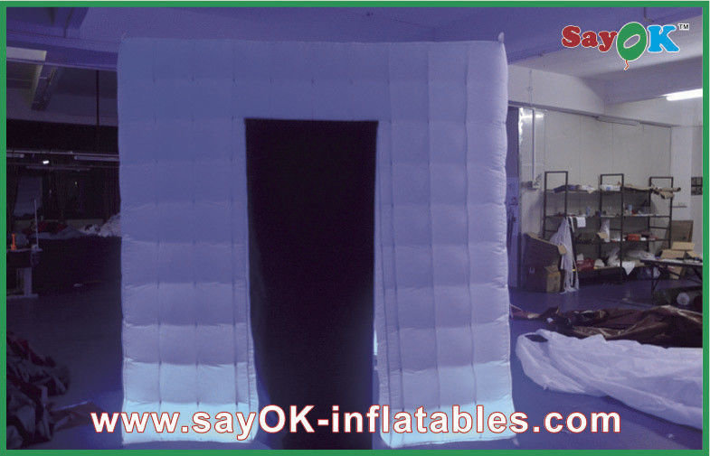 Inflatable Photo Studio Party Blow Up Photo Booth Custom Inflatable Photobooth Tent With LED Lighting