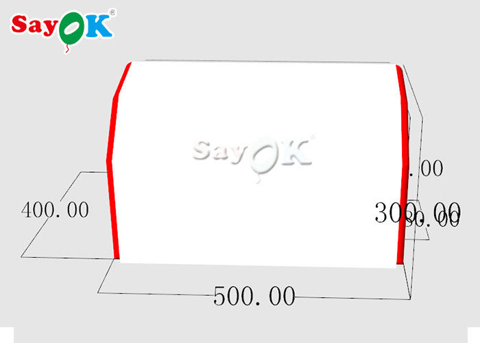 Inflatable Emergency Tent Oxford Cloth  Inflatable Medical Tent / Cube Decontamination Tent