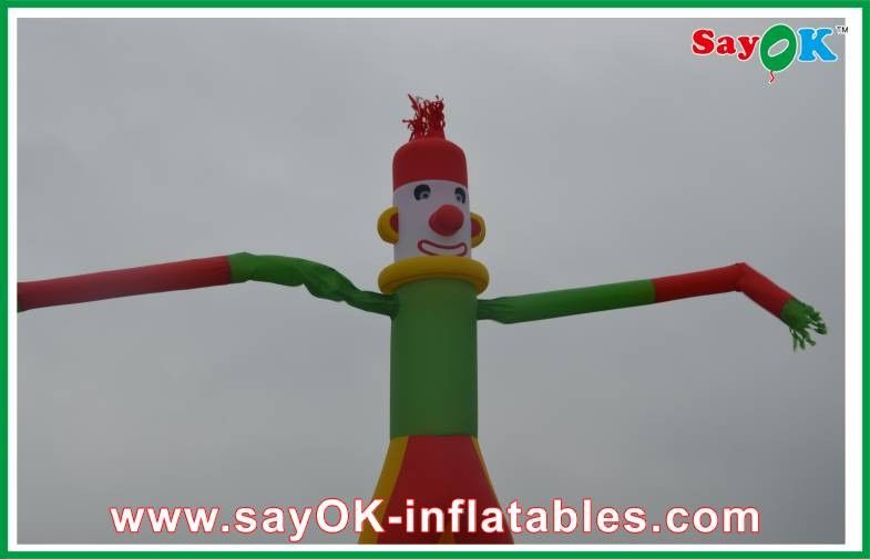 Air Advertising Man Two Legs Inflatable Air Dancer , Inflatable Clown Rip Stop Nylon Cloth