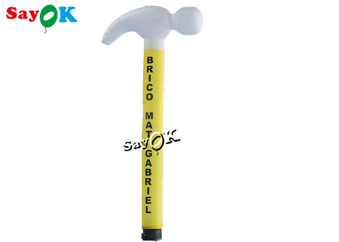Advertising Inflatable Air Dancer Man 5m Rip Stop Nylon Cloth Blower Sky Dancer Inflatable Hammer