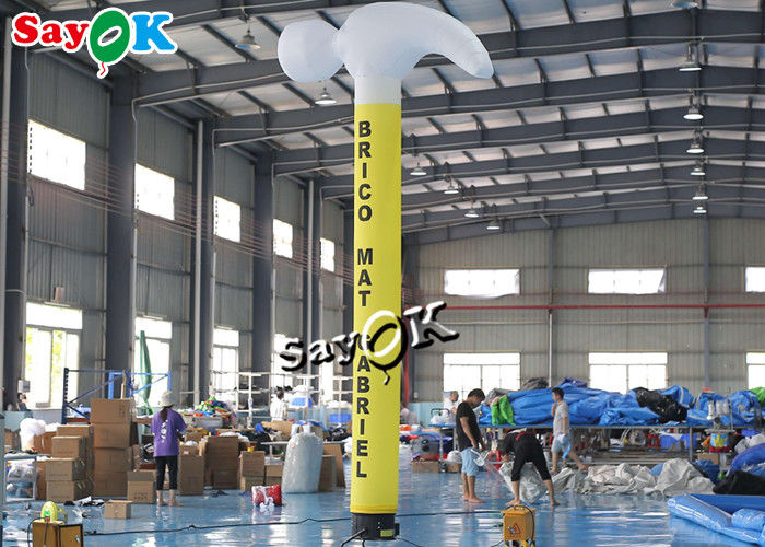 Advertising Inflatable Air Dancer Man 5m Rip Stop Nylon Cloth Blower Sky Dancer Inflatable Hammer