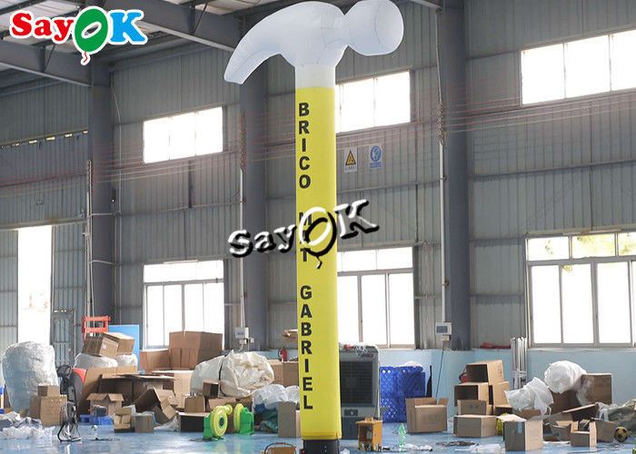 Advertising Inflatable Air Dancer Man 5m Rip Stop Nylon Cloth Blower Sky Dancer Inflatable Hammer