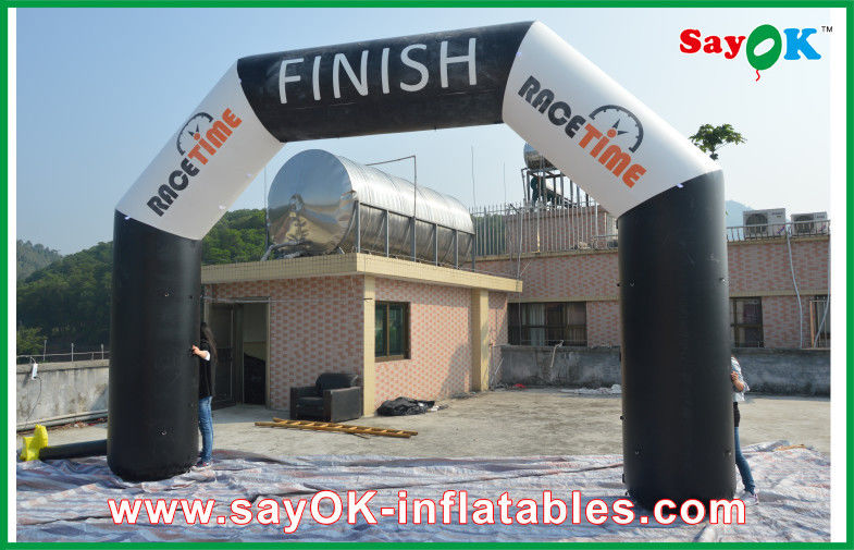 Inflatable Race Arch 6M X 3M Inflatable Start Line Arch For Advertising Campaign Oxford Cloth / PVC