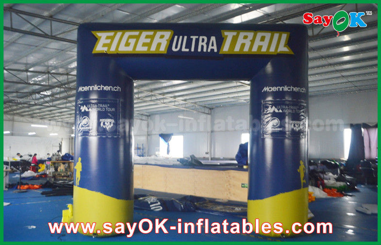 Halloween Inflatable Archway Customized Inflatable Entrance Arch Gate Promotional Logo Printing