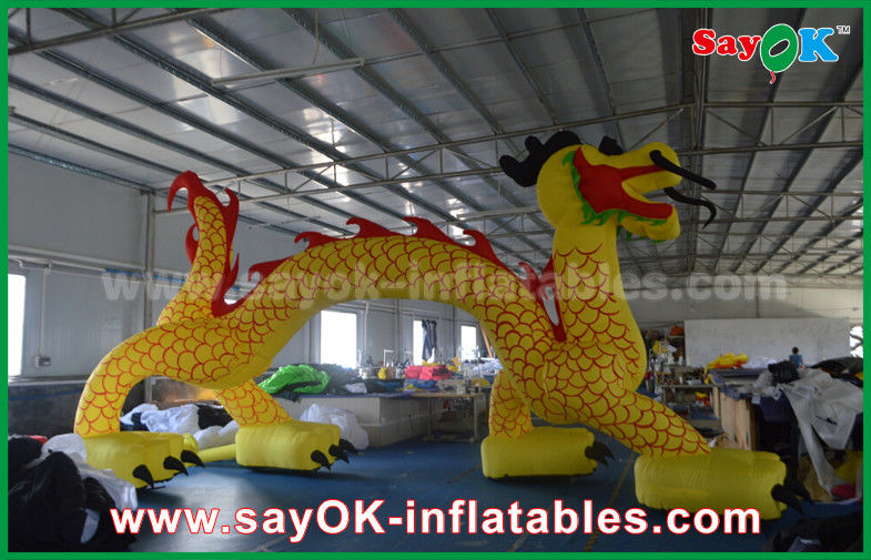 Wedding Arch Decorations Customized Oxford Cloth Inflatable Finish Line Entrance Arch For Opening Ceremony
