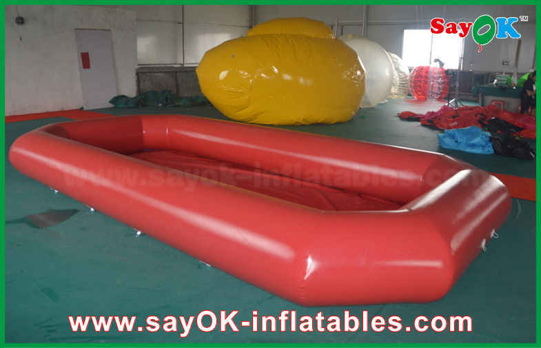 Inflatable Water Game 5 X 2.5m Outdoor Pvc Small Inflatable Water Swimming  Pool For Kids