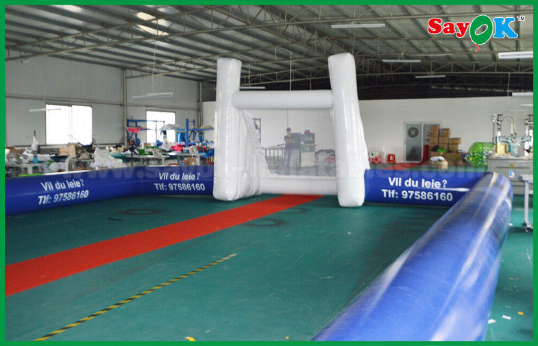Inflatable Football Game PVC Waterproof Football Shaped Inflatable Pool Field For Outdoor CE Standard