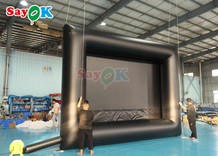 Outdoor Portable Movie Projector Screen 16ft Inflatable Cinema Movie Screen