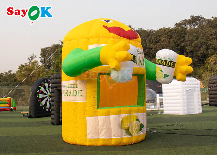 9.8ft Attractive Fresh Yellow Inflatable Air Tent Lemon Fruit Stand Dome Tent