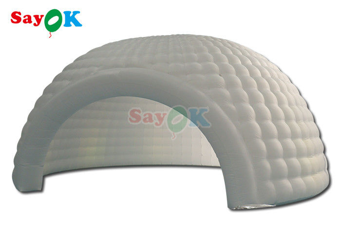 26.2FT Inflatable Igloo Dome Tent Outdoor Camping Blow Up Dome Tents With Led Light