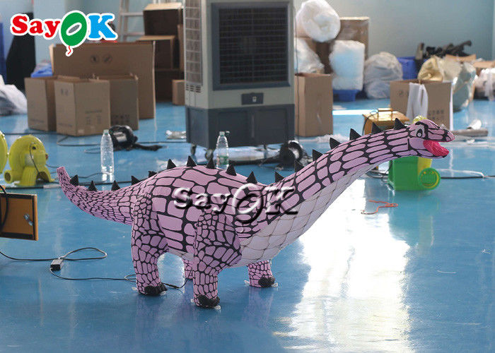 Inflatable Advertising Characters 1m / 3.3ft Tall Life Size Inflatable Ankylosaurus Dinosaur With Blower For Yard Decor