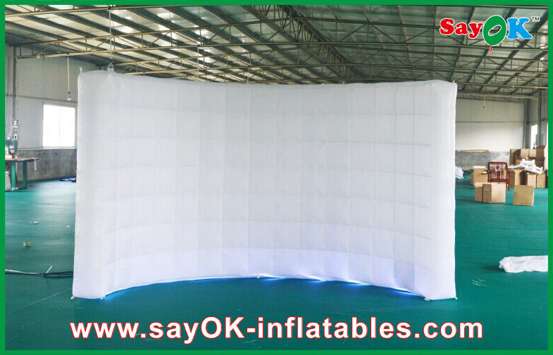 Party Decoration Inflatable Wall Durable Inflatable Air Wall Panels With Internal CE Blower , 3 X 2 X 2.3m