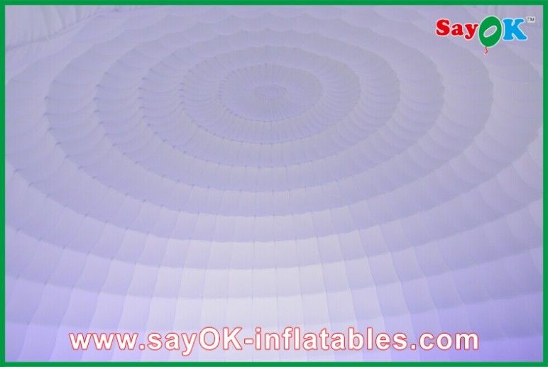 Inflatable Yard Tent OD 5m Inflatable Air Tent White , Inflatable Dome Tent For Exhibition