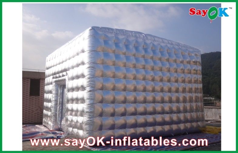 Go Outdoors Inflatable Tent , Outdoor PVC / Oxford Cloth Inflatable Trade Show Tent Party Nightclub Tent Inflable
