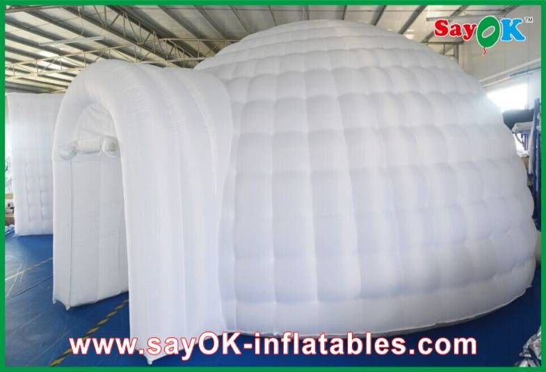 Inflatable Tent Camping Inflatable Igloo Dome Inflatable Air Tent Strong Fire-Proof Cloth With Led Lights