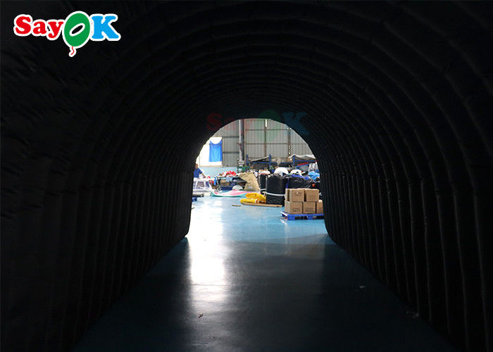 Go Outdoors Air Tent 210D Oxford  Black Inflatable Tunnel Tent Multi Function For Activities Exhibitions