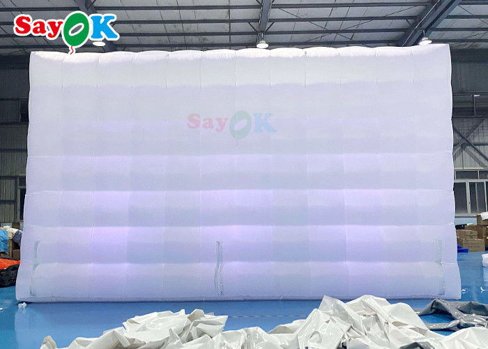 Mobile 8x8x4m Outdoor White Inflatable Air Tent For Happy Parties Inflatable Party Tent