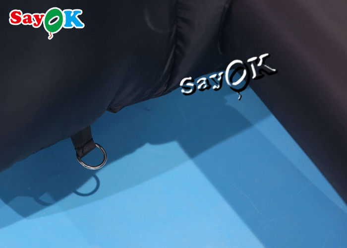 Go Outdoors Inflatable Tent ROHS 7.3m 24ft Black Inflatable Channel Tent With Door