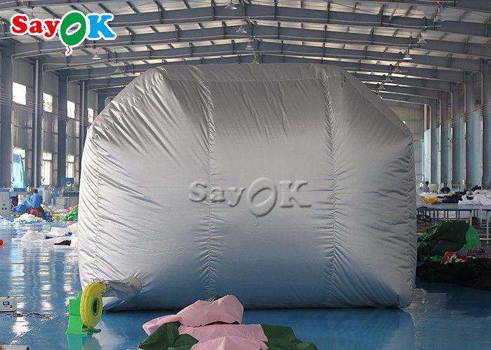 Outdoor Inflatable Tent Grey Airtight Inflatable Air Tent Blow Up Spray Booth Car Painting