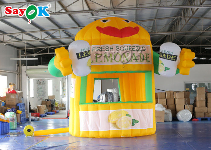Custom Inflatable Tent Inflatable Work Tent PVC 3*3*4mH Inflatable Lemonade Stand Tent
