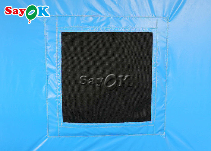 Mobile Oxford Inflatable Paint Spray Booth With Logo Printing Inflatable Work Tent