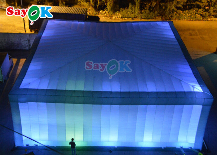 Inflatable Cube Tent Adults Outdoor Event Party Night Club Air Blow Up Tents
